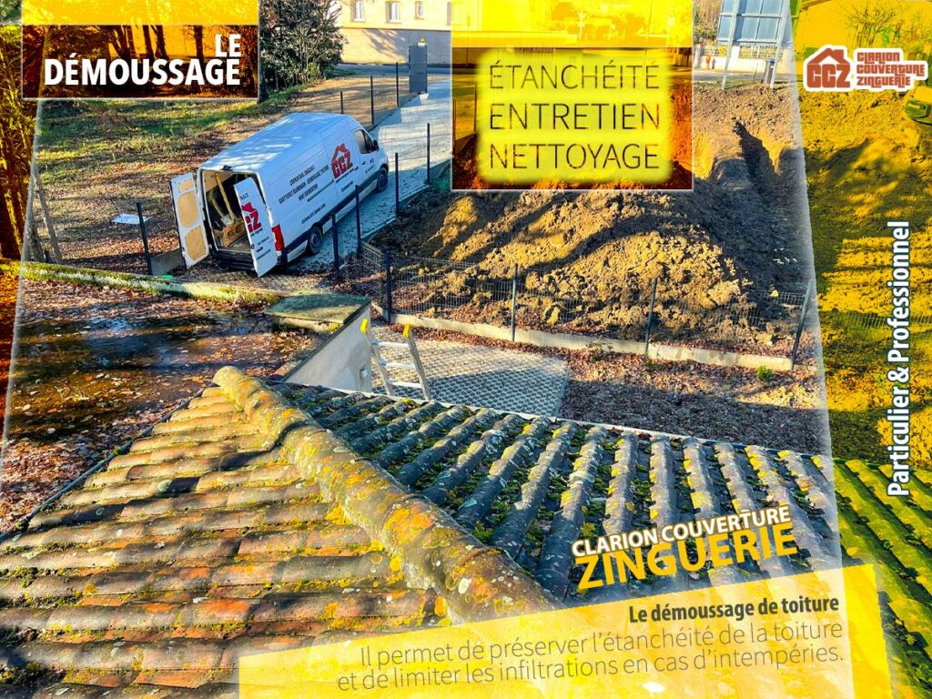 démoussage toiture couverture zinguerie entretien rénovation installation Blagnac, Colomiers, Tournefeuille, Toulouse