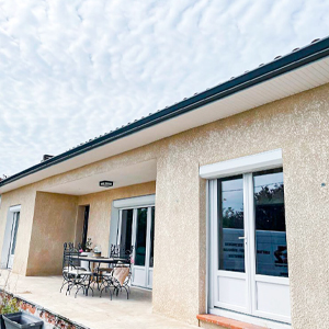 gouttière aluminium et lambris pvc étanchéité toiture zinguerie couvreur zingueur Clarion couverture zinguerie Toulouse France