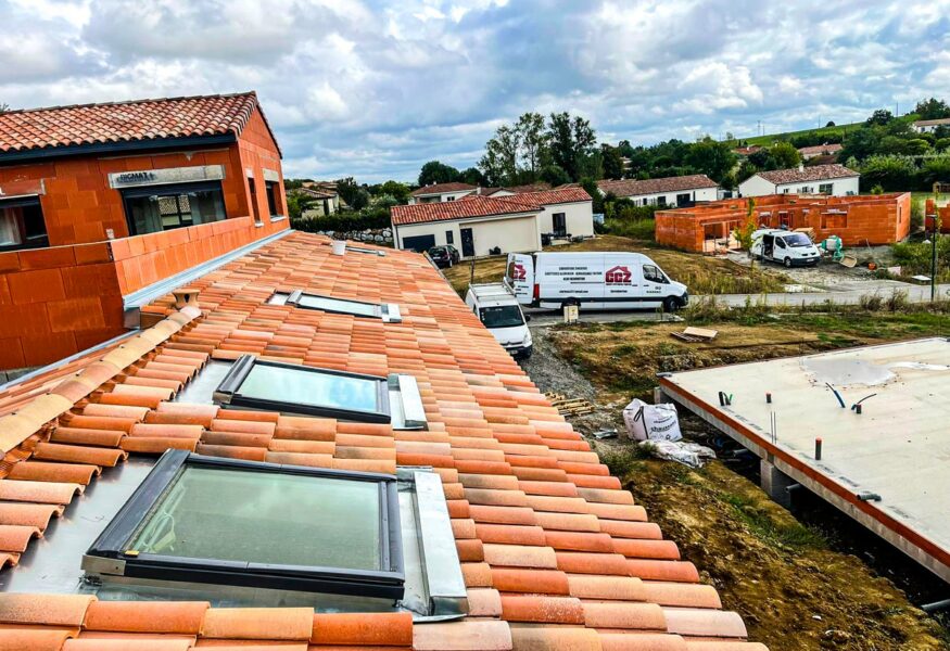 retour de vélux étanchéité toiture couverture zinguerie entretien rénovation installation Blagnac, Colomiers, Cornebarrieur, Tournefeuille, Toulouse