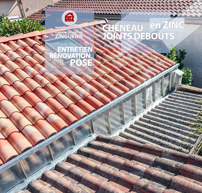 Chéneau et joints debout en zinc. Prenez soin de votre toiture en alliant l'esthétique et l'utile, sur le long terme ! Avec la pose de chéneau et de joints debouts en zinc. Chéneau : https://www.clarion-couverture-zinguerie.fr/prestations/cheneau/ Joints debouts : https://www.clarion-couverture-zinguerie.fr/prestations/couverture-en-zinc/ Contactez-nous pour prendre conseil !😉